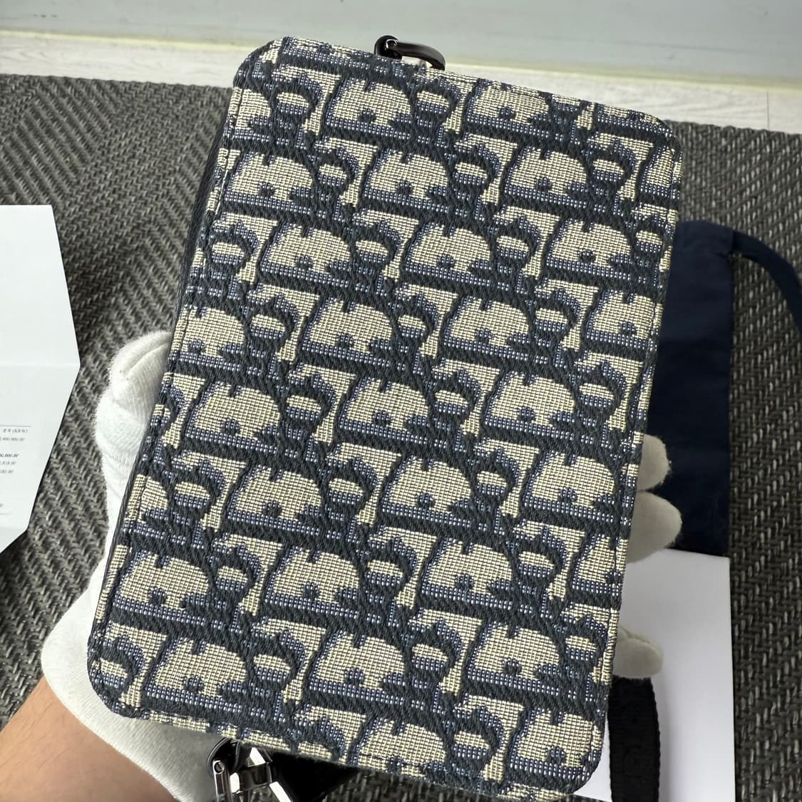 디올 오블리크 스트랩 파우치 크로스백 상품이미지4