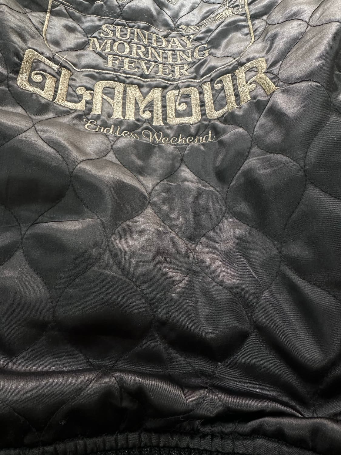 히스테릭글래머 히스걸 풀자수 퀼팅자켓 상품이미지7