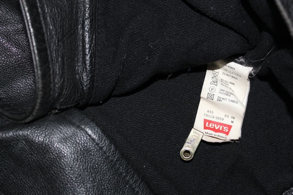 1980’s Levi’s Western Leather Car Coat 상품이미지6