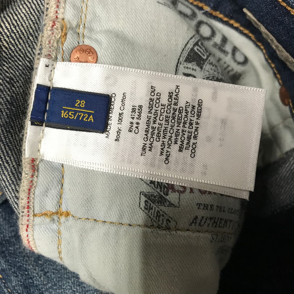 폴로 랄프로렌 데님 팬츠 새상품 28 상품이미지9
