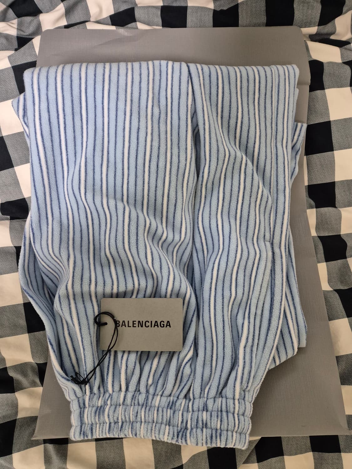 [M] 발렌시아가 라지 파자마 팬츠 라이트 블루 상품이미지2