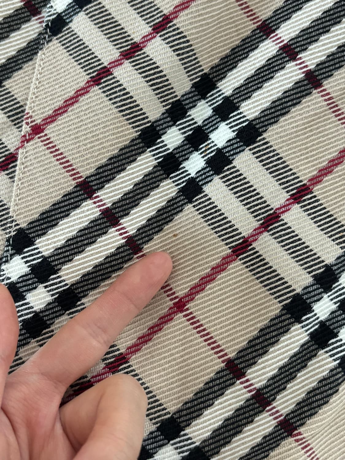 Burberry 버버리 블루라벨 노바체크 플리츠 미디 스커트   상품이미지10