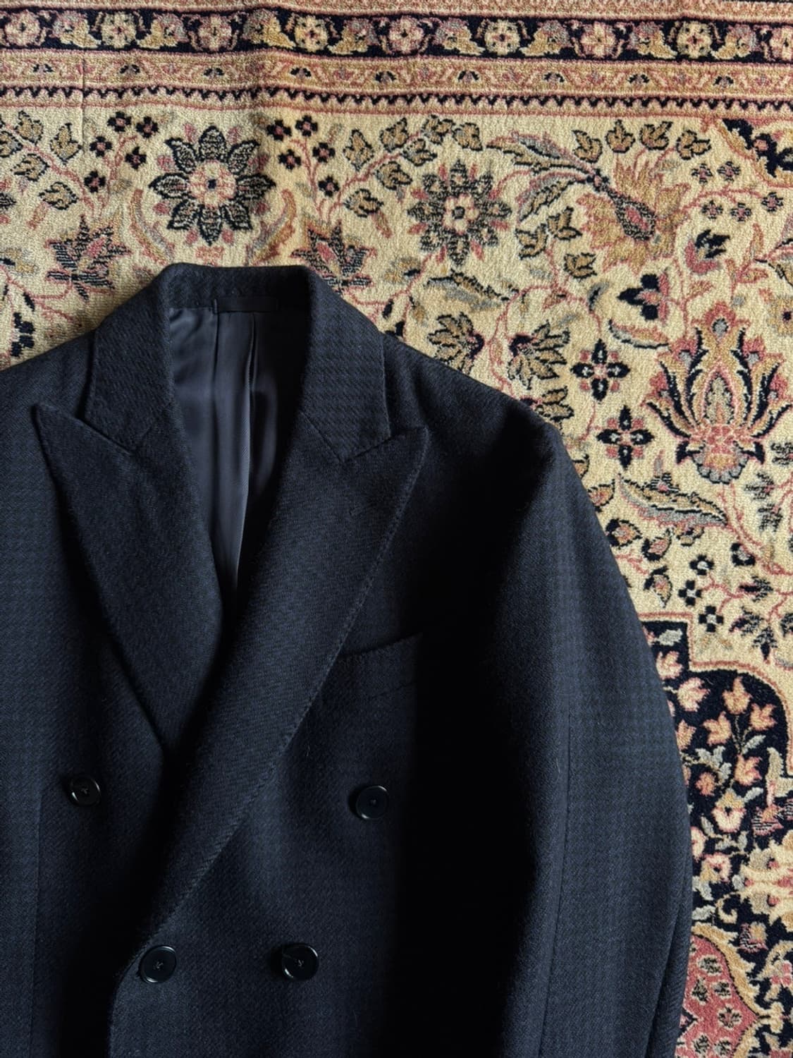 루카 그라시아 나폴리 캐시미어 더블 브레스티드 코트 100 상품이미지3