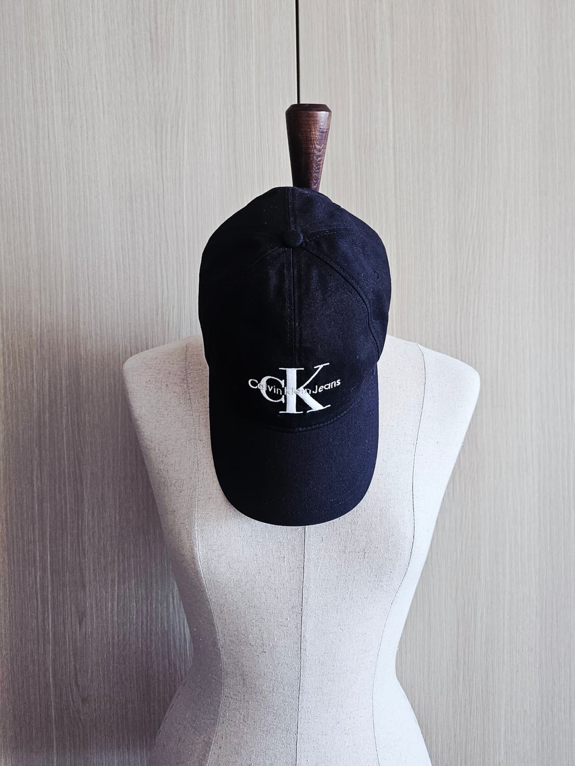 [롯데백화점 정품] 캘빈클라인진 CK 로고 볼캡 블랙 OS (HX0263 상품이미지6