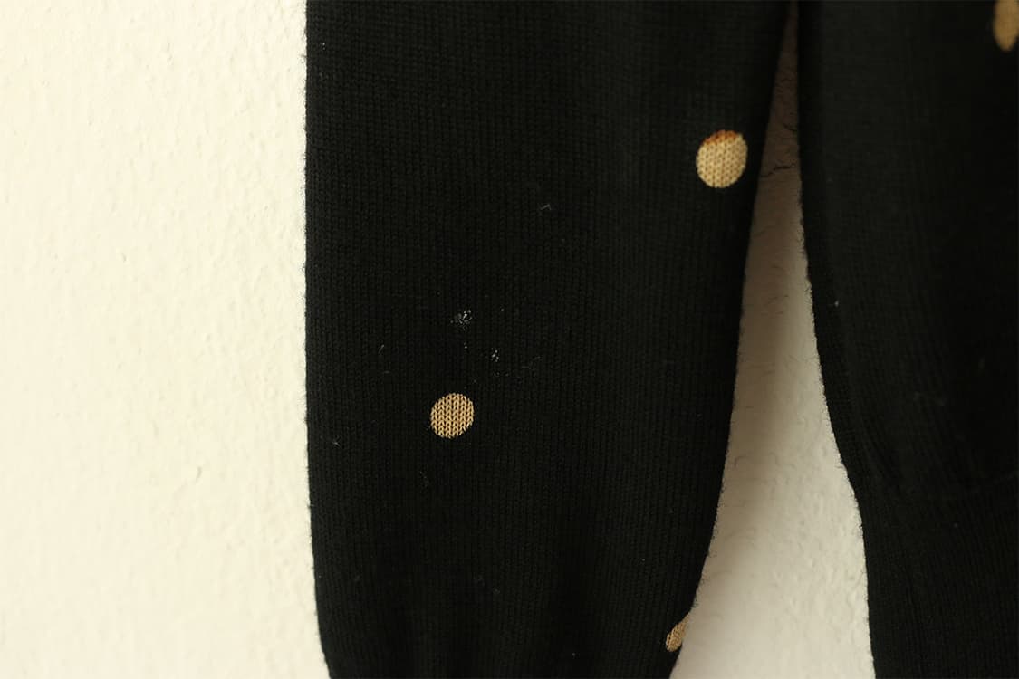 요지 야마모토 느와르 폴카 닷 가디건  상품이미지5