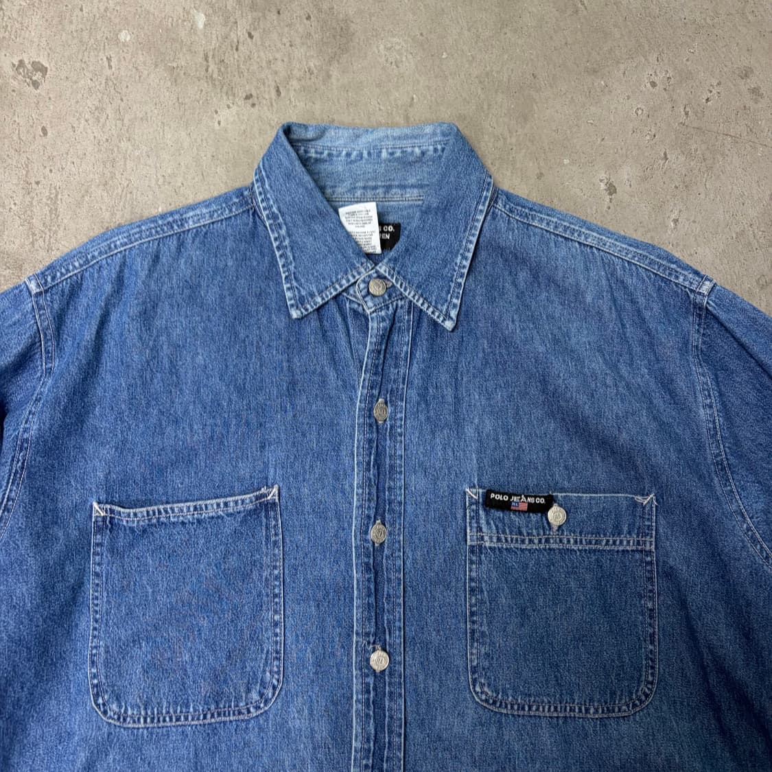 폴로 청 데님 셔츠[2155] 상품이미지2