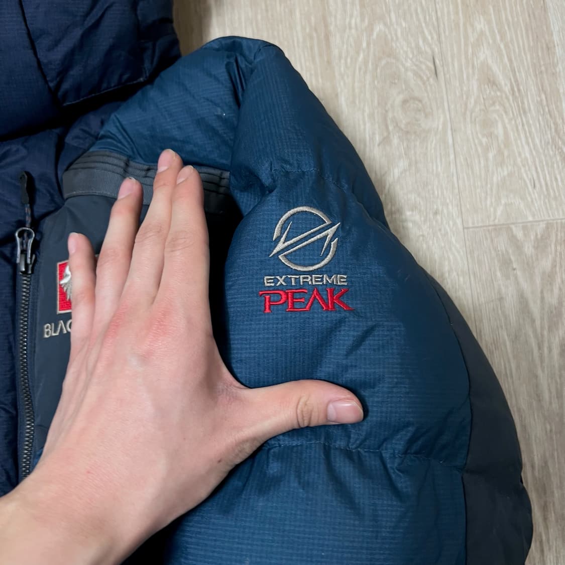 블랙야크 남성 윈드스토퍼 익스트림피크 구스다운 대장급 패딩 M/95  상품이미지5