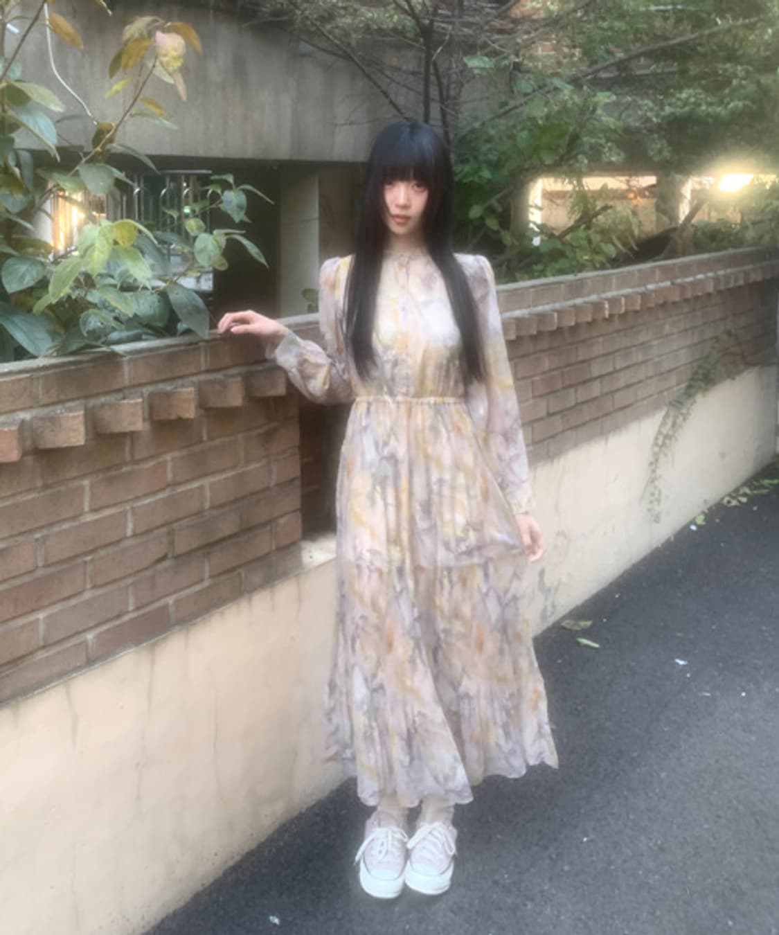 Lydia Flower Shirts Dress 상품이미지1