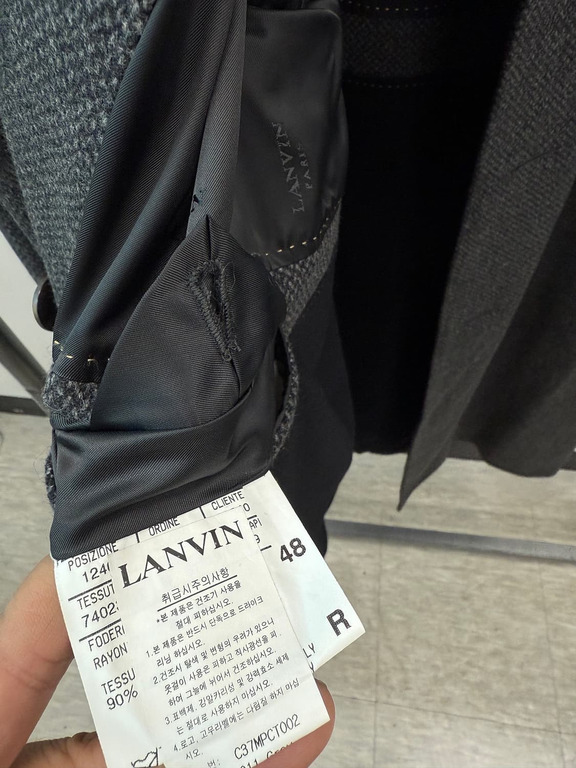 105) 랑방 이태리 캐시미어 발마칸코트  상품이미지8