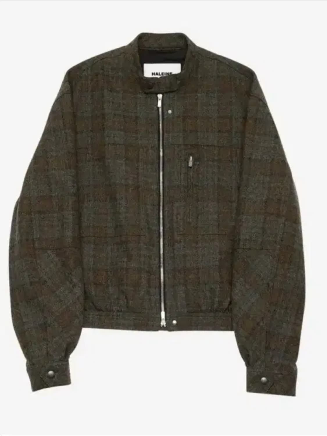 알렌느 울 체크 바이커 자켓(2사이즈) 상품이미지2