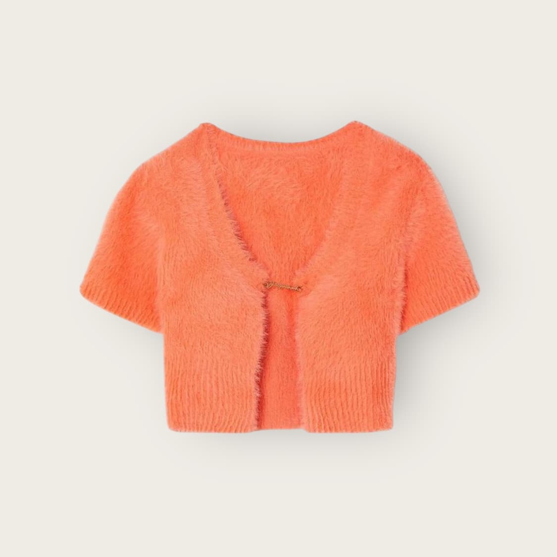 36/ 자크뮈스 네브 크롭 앙고라 가디건(새상품) 상품이미지1