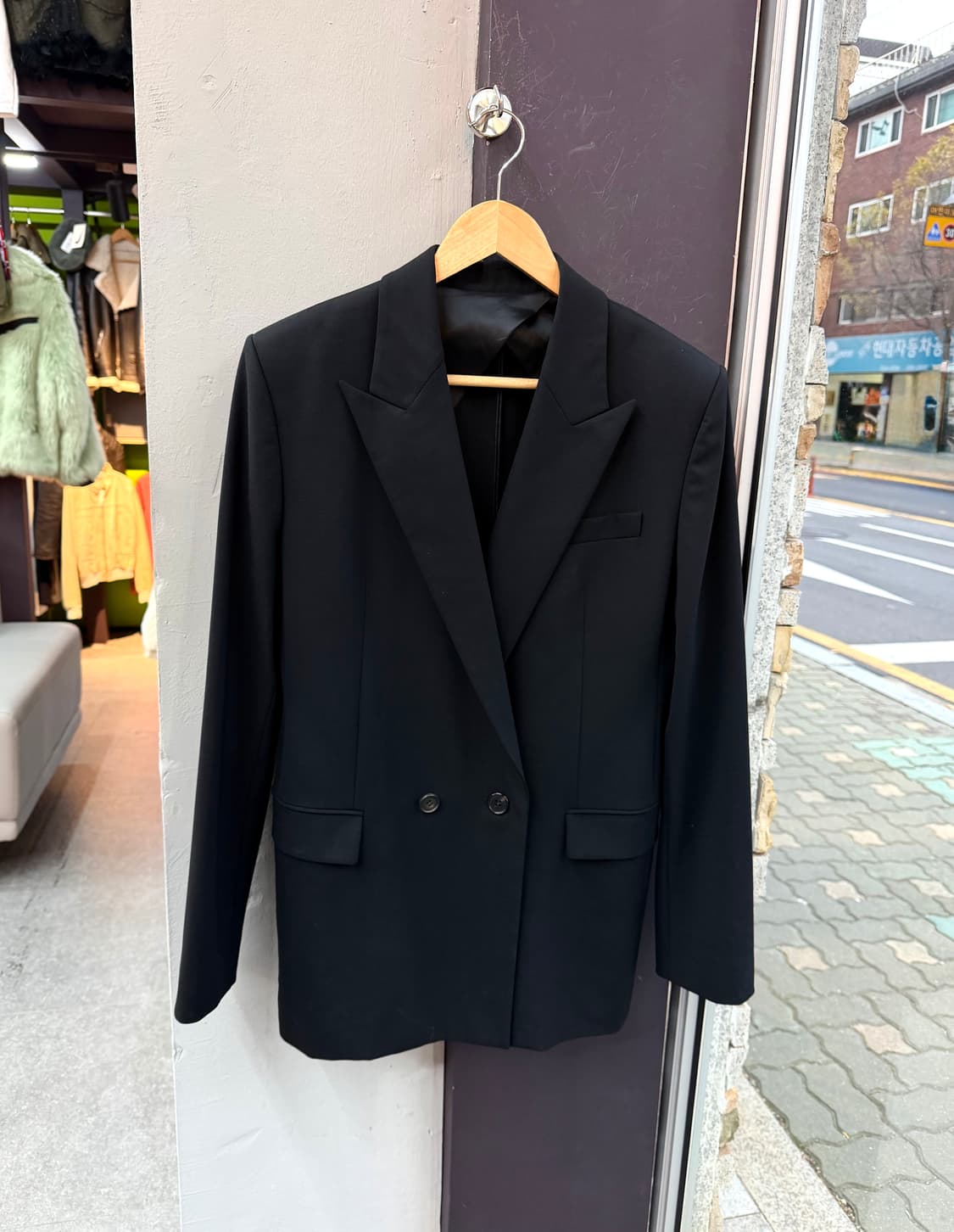 38/ 준지 20FW 피크드 더블 블레이저 자켓 상품이미지4