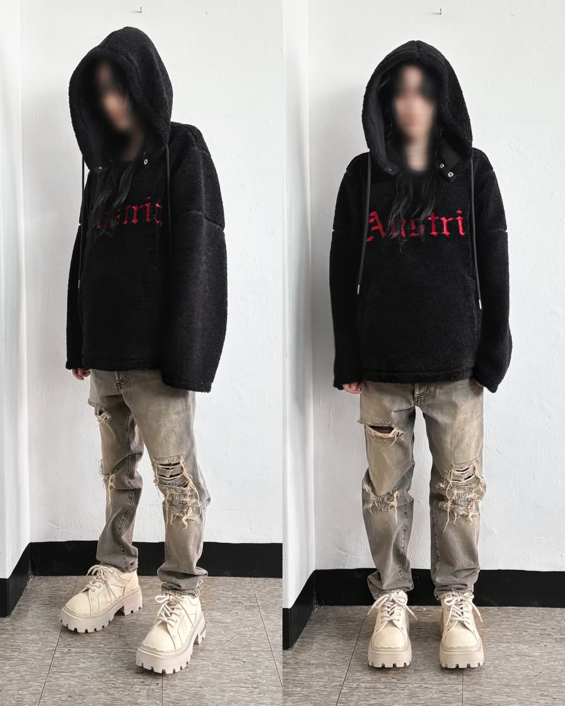헬무트랭 오스트리아 셰르파 퍼 후디 상품이미지1