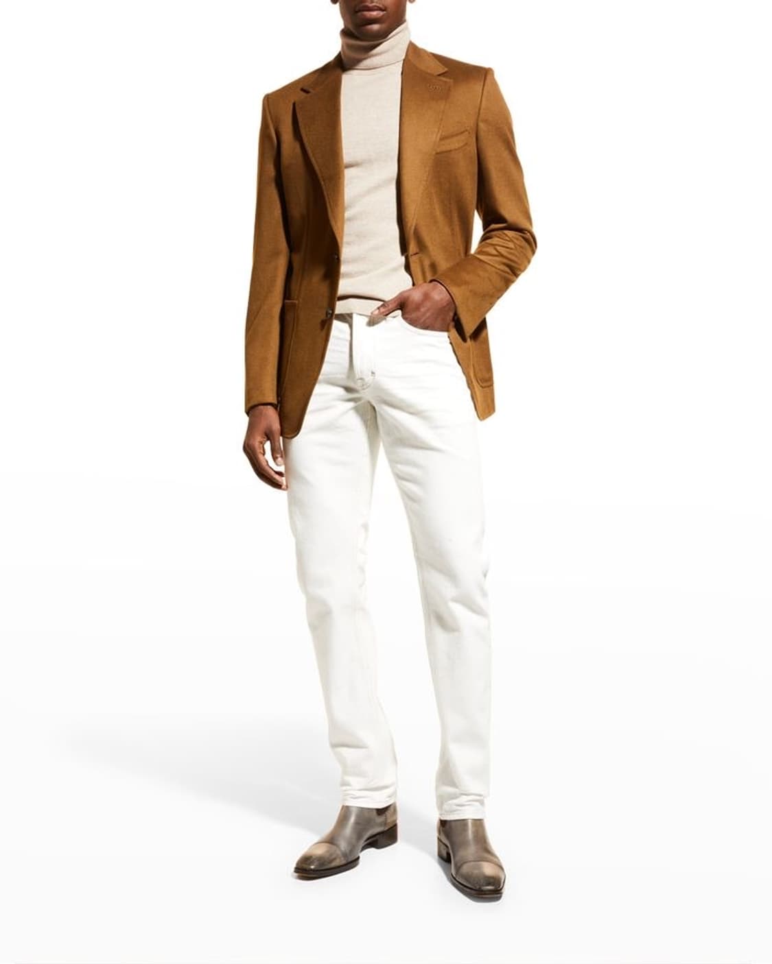 (명작,강추👍)톰포드 캐시미어100 쉘튼 블레이져 자켓 수트 정장 상품이미지4