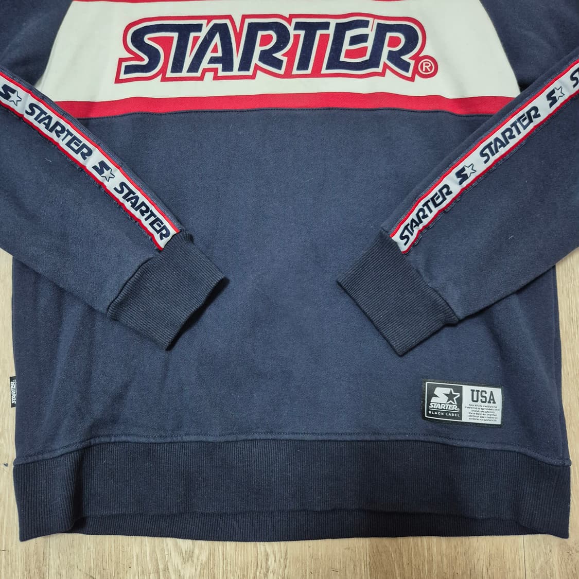 스타터 빅로고 사이드라인 맨투맨 상품이미지3