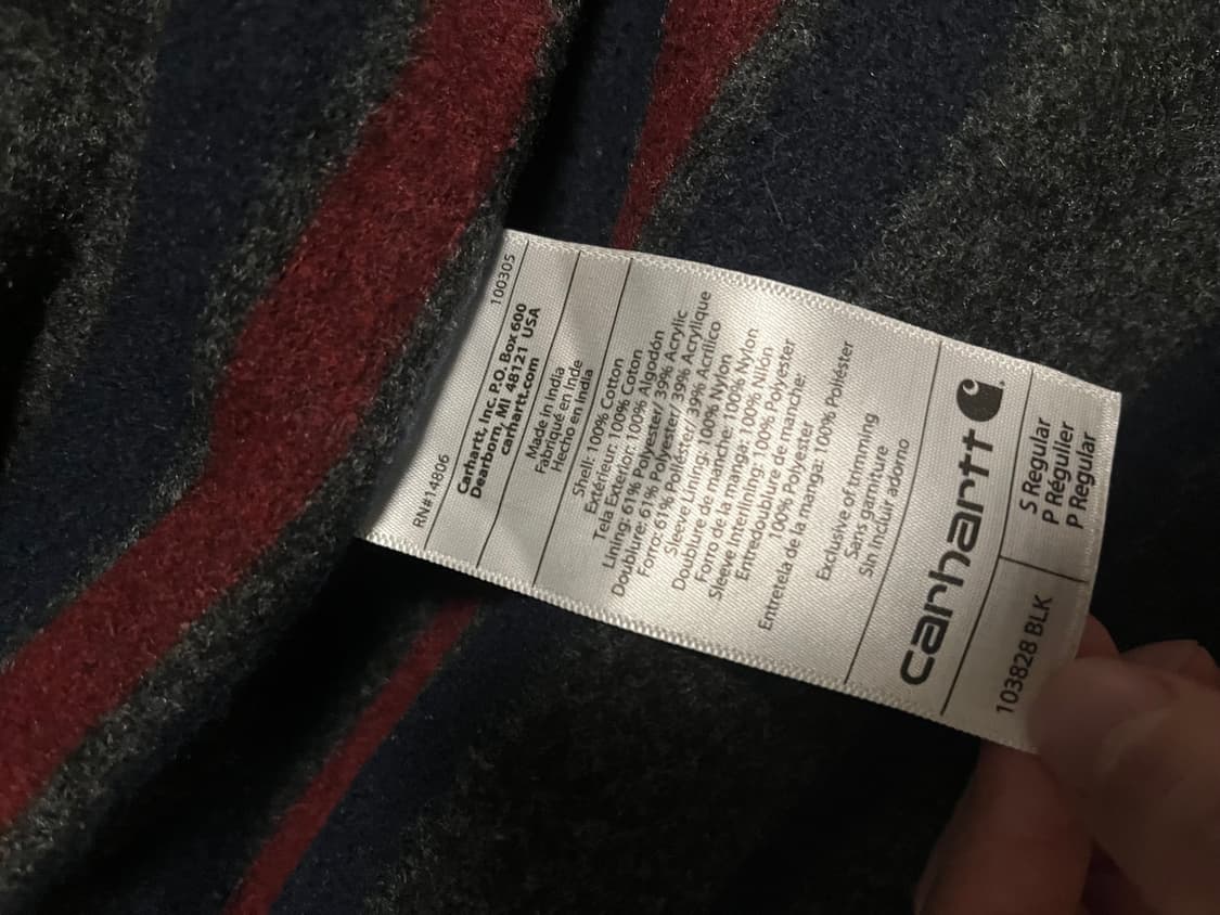 칼하트 덕 디트로이트 자켓 s 상품이미지3