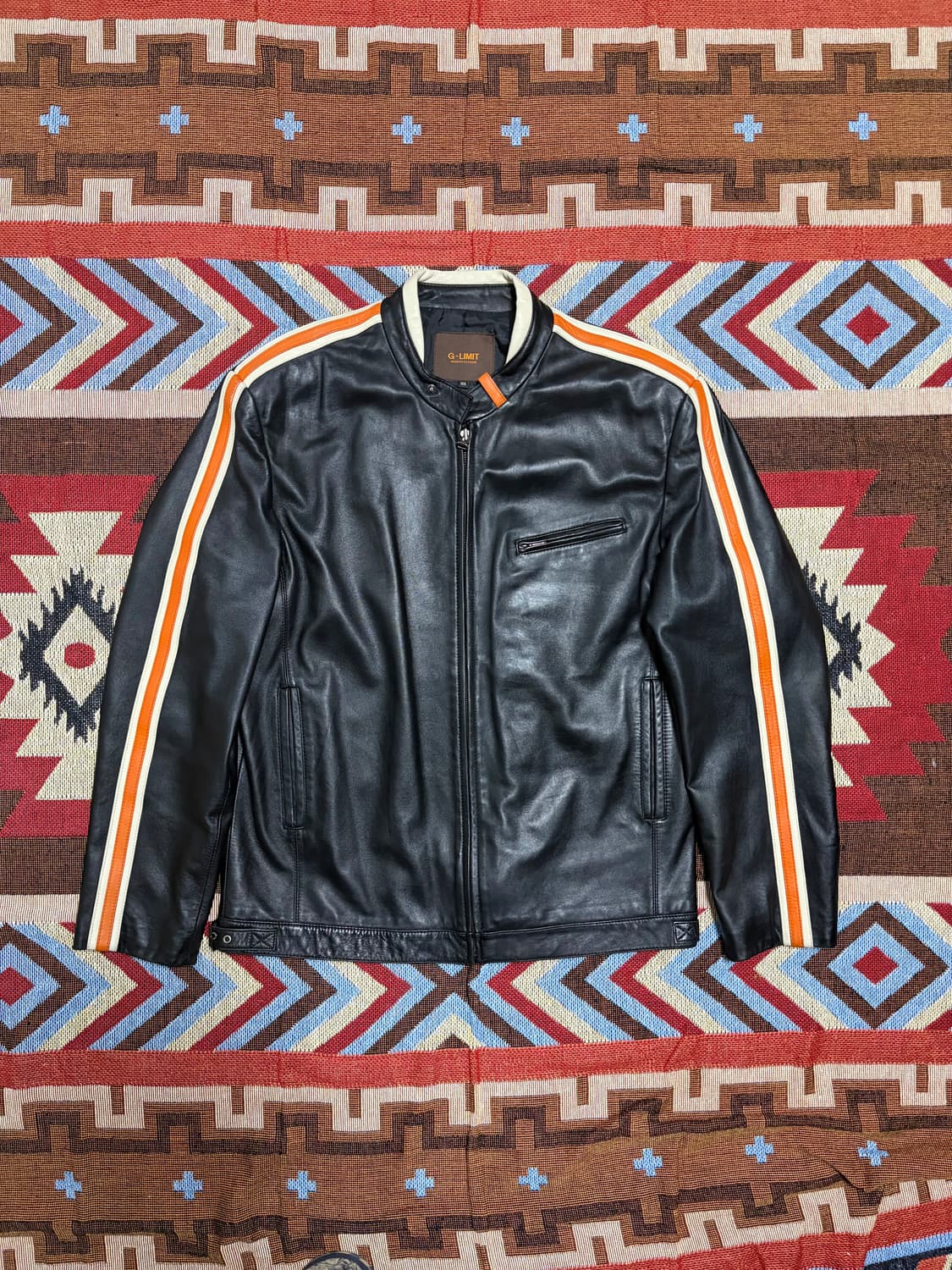 105) 램스킨 양가죽 레이서 가죽자켓 상품이미지1