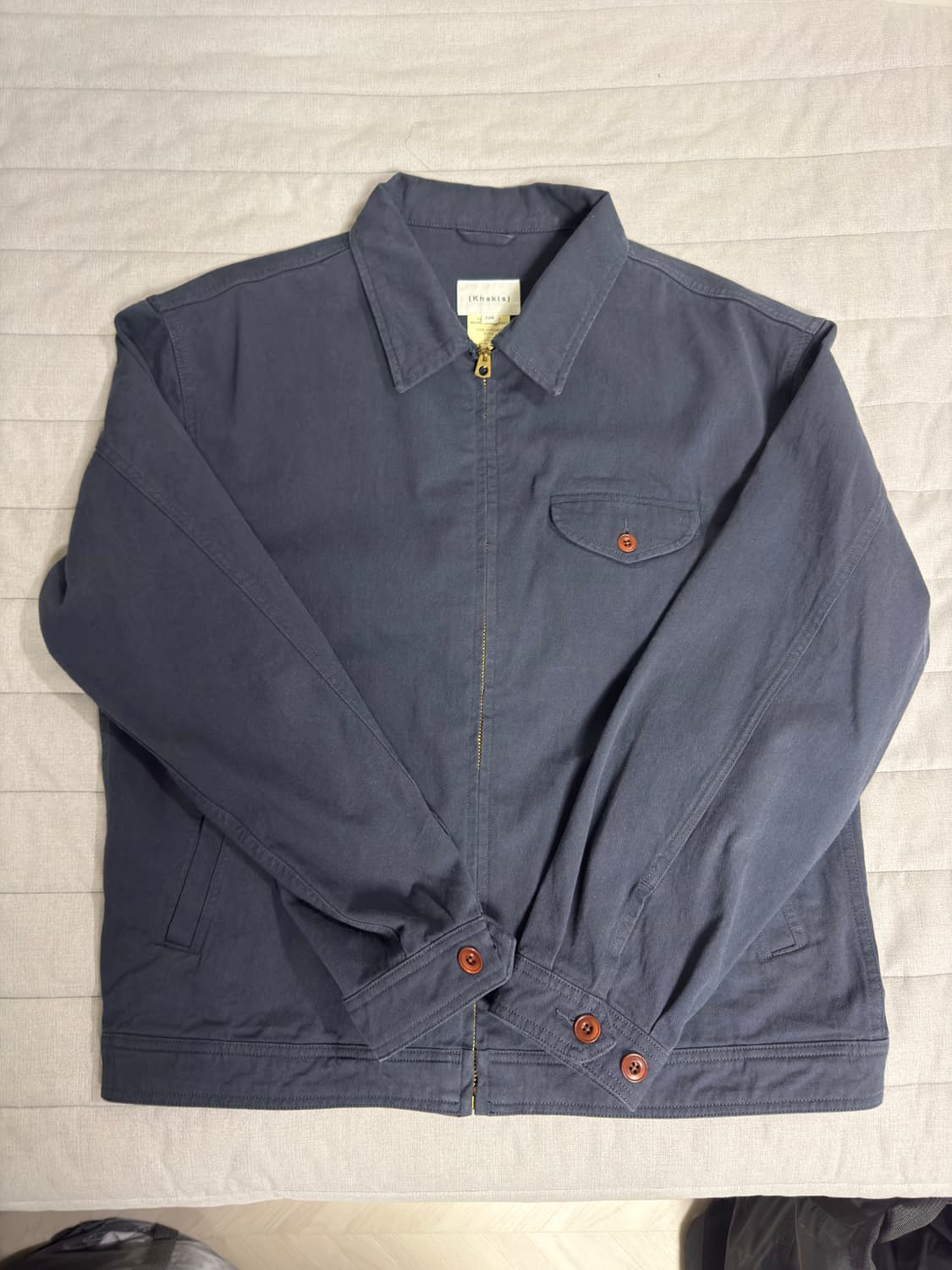 Washed Swing Jacket Navy 상품이미지2