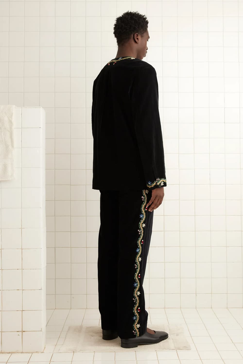 BODE ALPINEFLOWER JACKET (BLACK MULTI) 상품이미지10