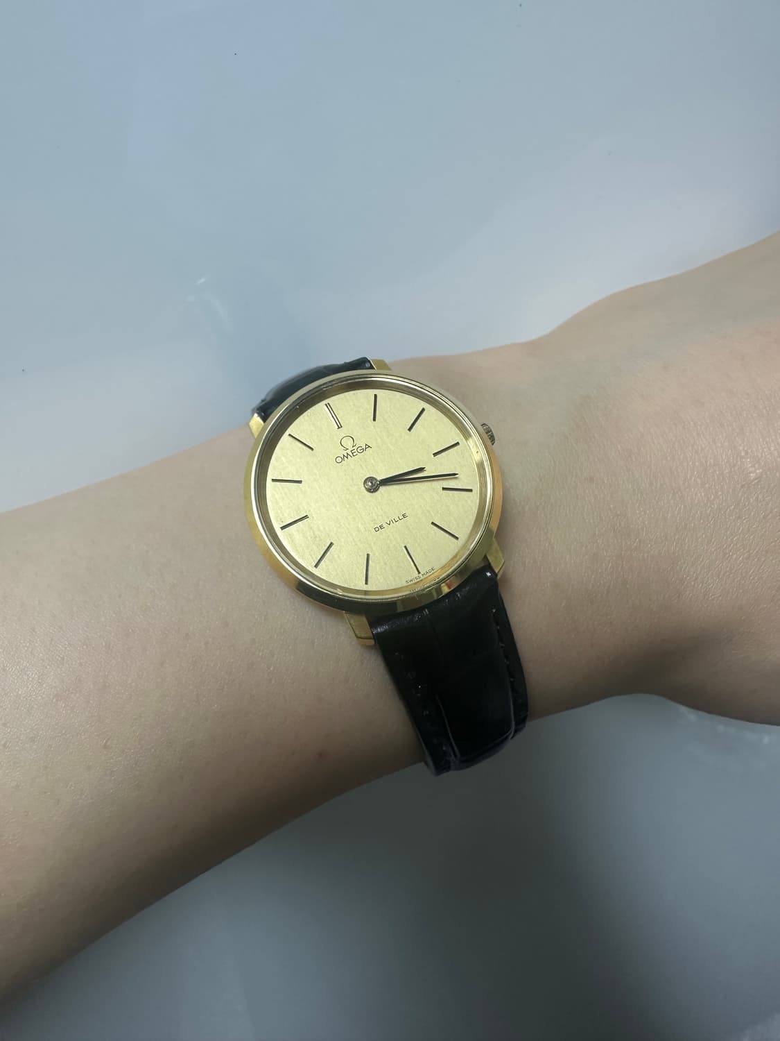 빈티지 드레스 워치의 정석, 오메가 드빌(De Ville) 골드 상품이미지2