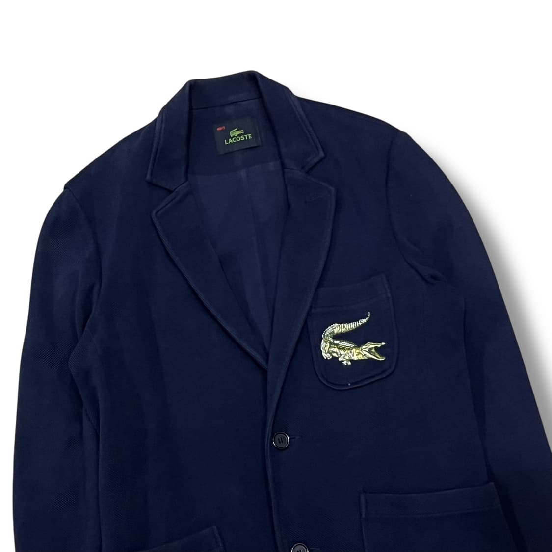 라코스테 로고자수 코튼 블레이저 s08677 상품이미지4