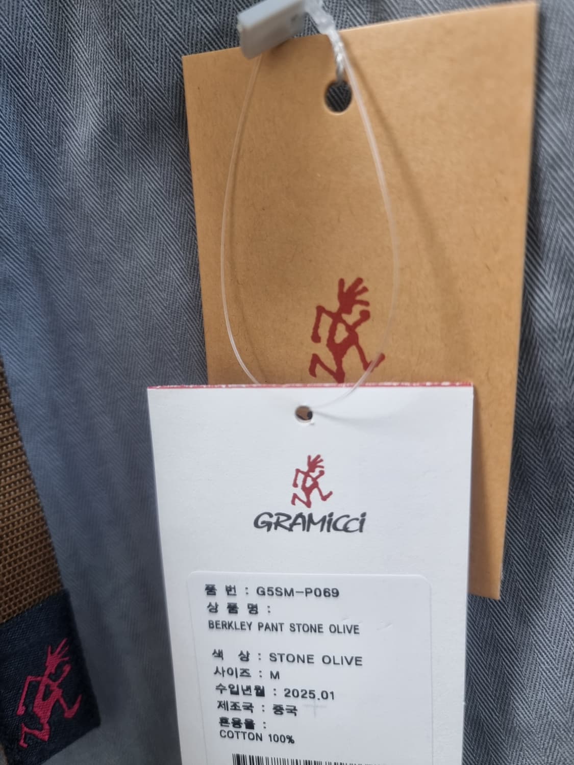 [M] 그라미치 버클리 팬츠 스톤 올리브 색상 상품이미지4