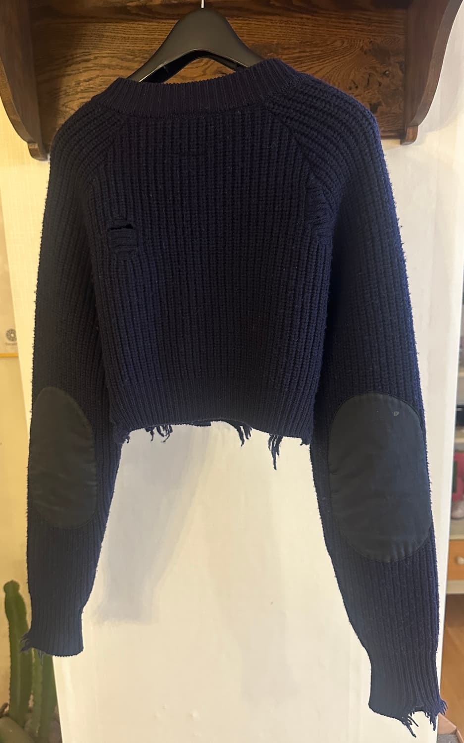 로도리리온 RHODOLIRION 데미지 크롭 니트 가디건 (free) 상품이미지4