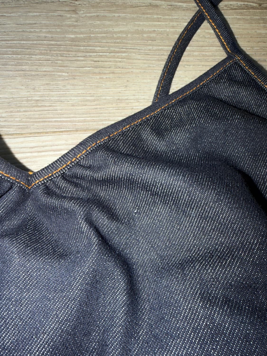 웰던 데님 포켓 터치 백 상품이미지6