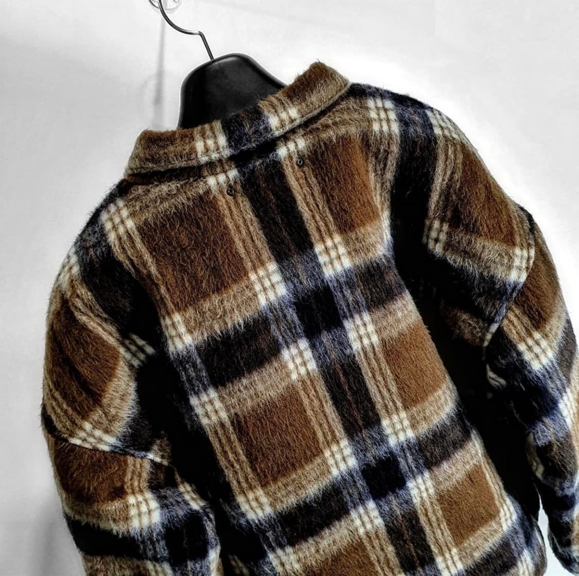 gakihara 체크 패딩 블루종 상품이미지5