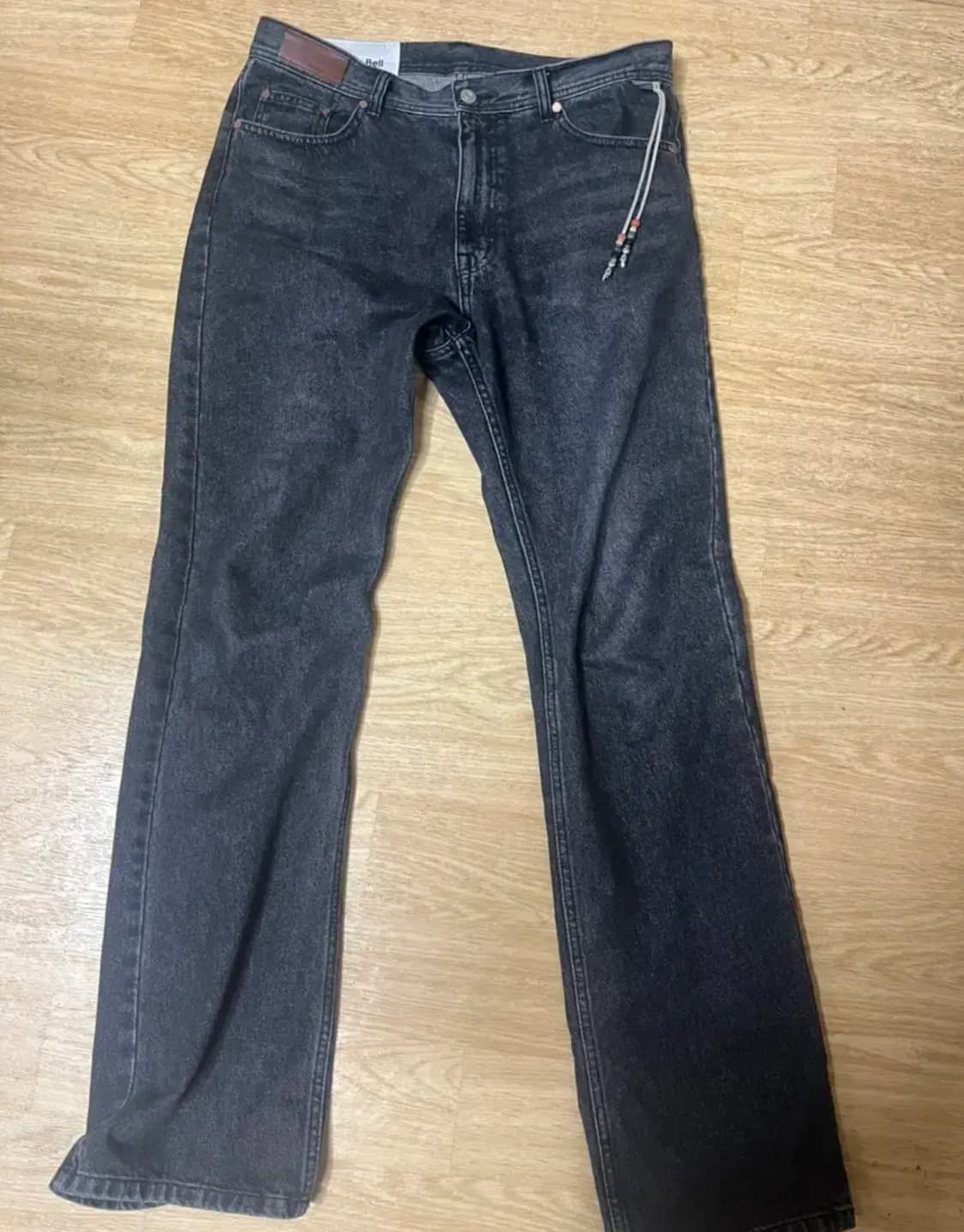 앤더슨벨 / 뉴 아메리카 스트레이트 데님 블랙 / L 상품이미지3