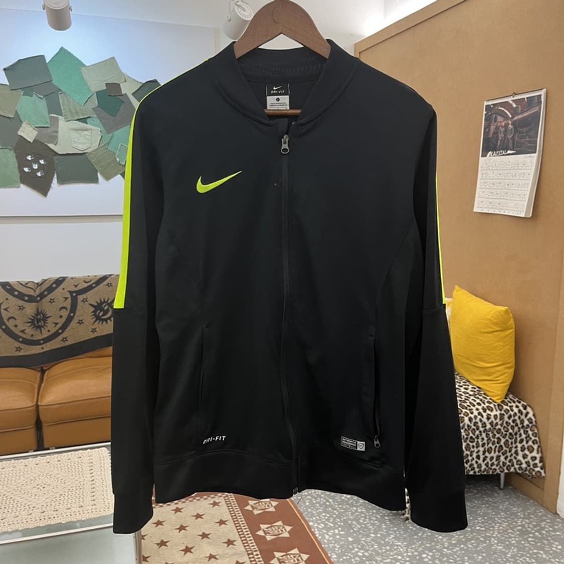 나이키 드라이핏 스트릿 힙합 네온 져지 집업 95 C09988 상품이미지3