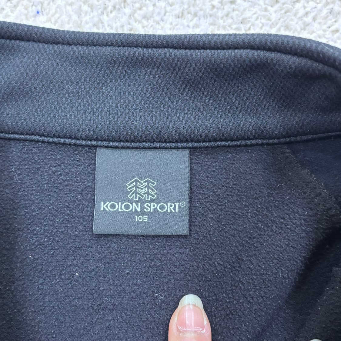 105 코오롱스포츠 기능성 반집업 0402E 상품이미지3