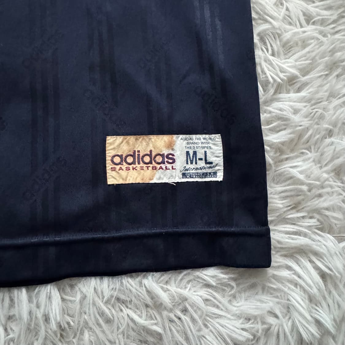 ADIDAS 일본빈티지 기능성 반팔 아디다스 빈티지반팔 M 90 상품이미지5