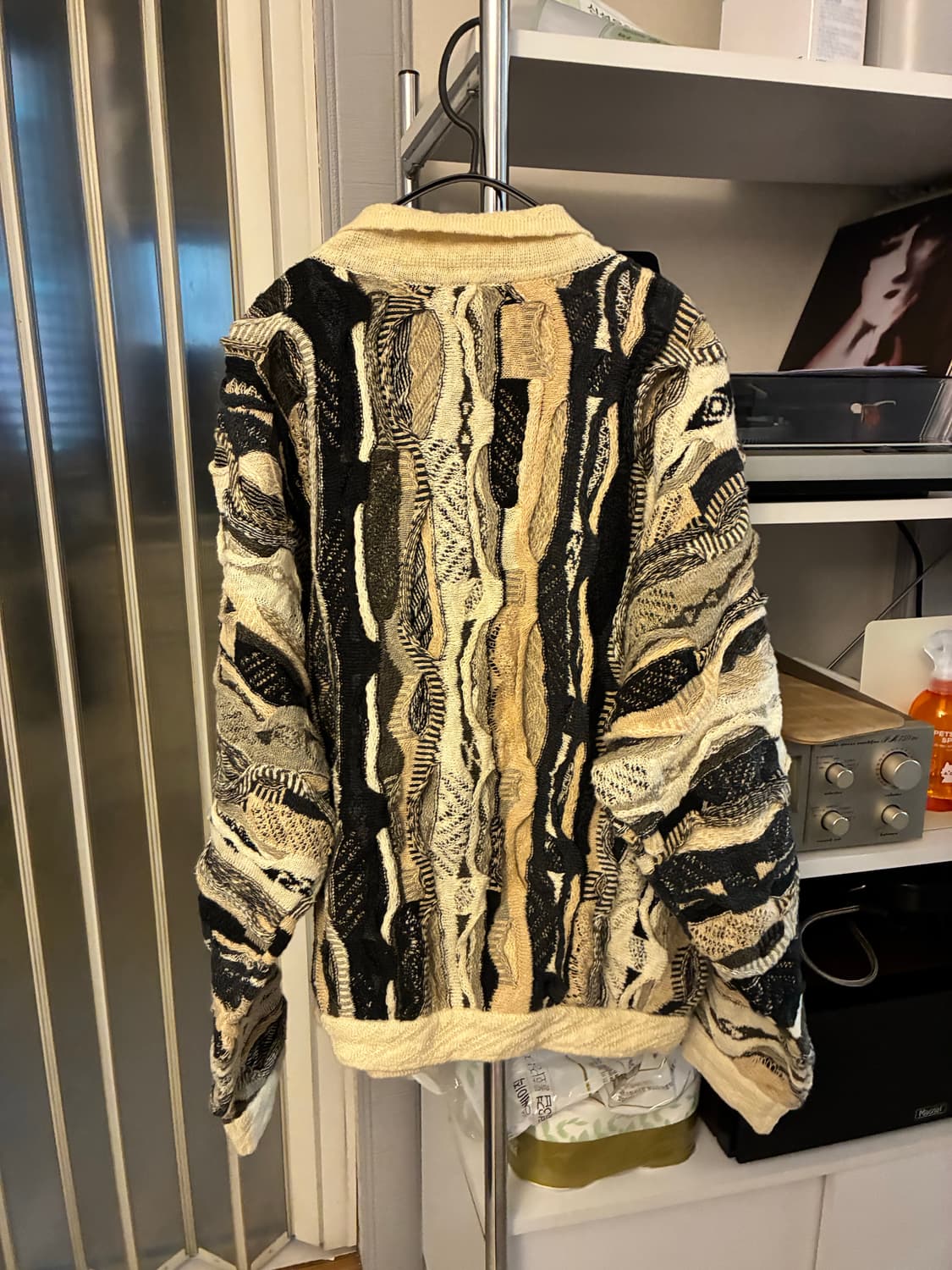 쿠기 니트 M(100-105) 크롭 함 상품이미지3