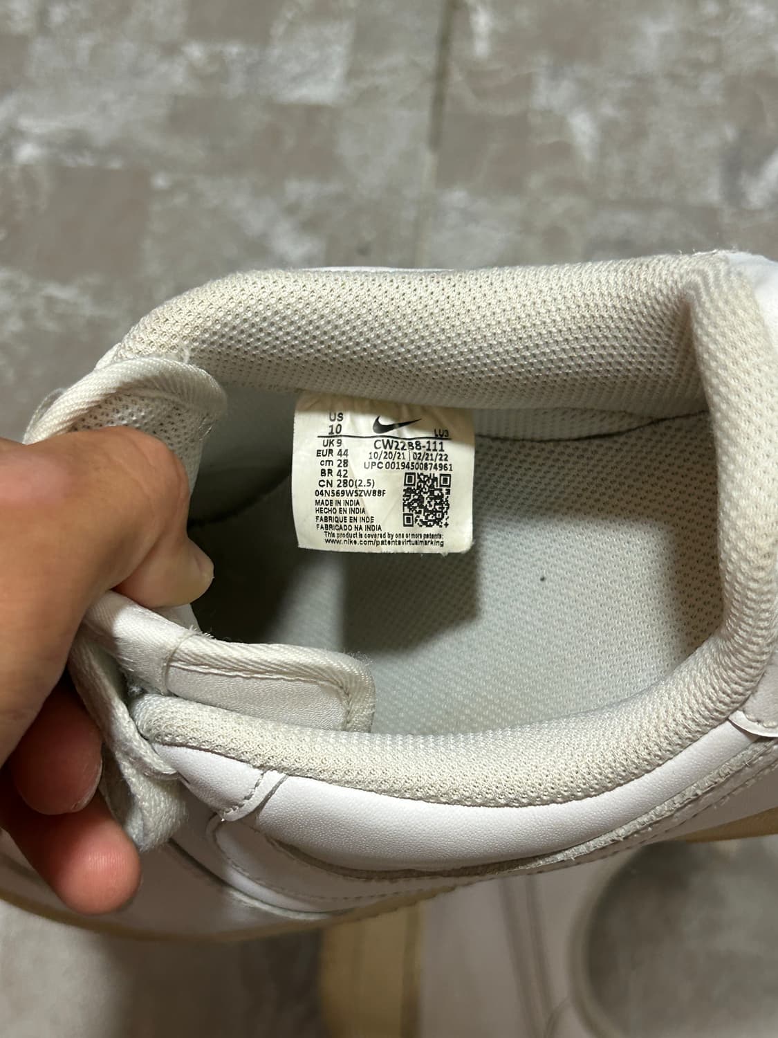 나이키 에어포스 1 '07 로우 화이트 280 상품이미지4