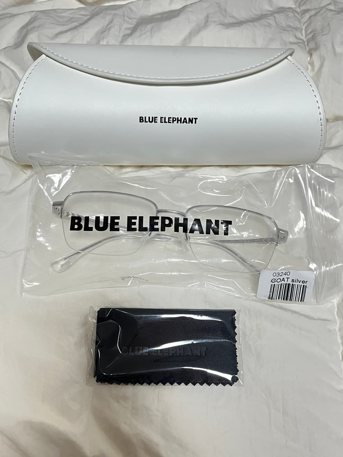 블루엘리펀트 GOAT silver 반무테 안경 상품이미지4