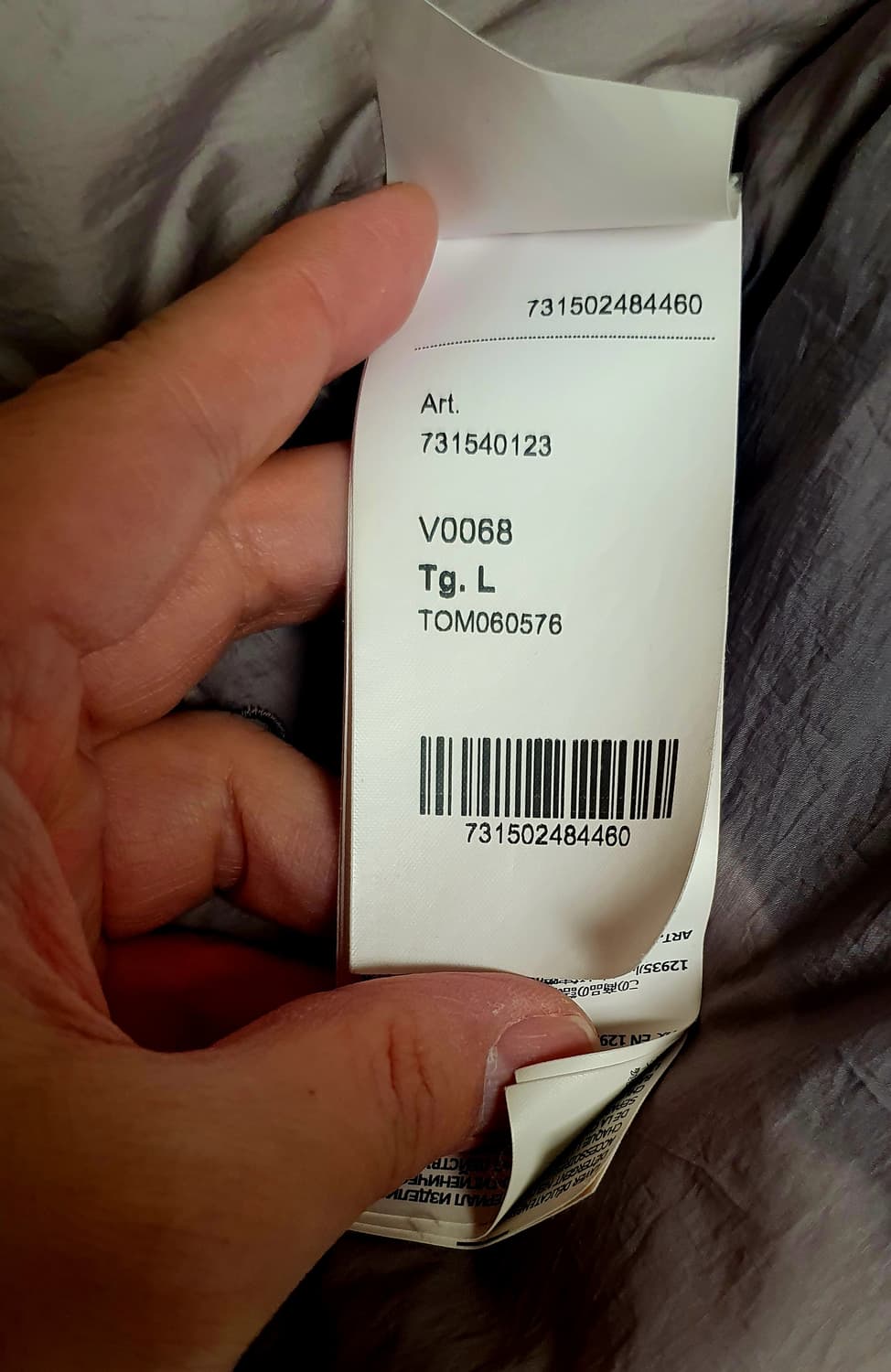 스톤아일랜드 20FW 크링클랩스 논후드 패딩(머드베이지,L) 상품이미지9