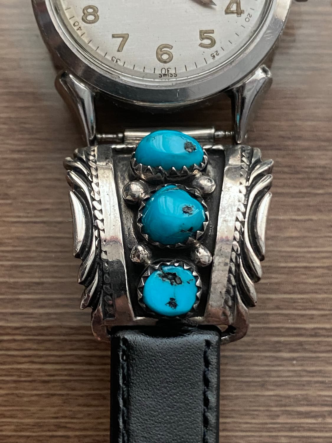 JW 벤슨 빈티지시계, 터키석 브라이슬렛 판매합니다. 상품이미지6