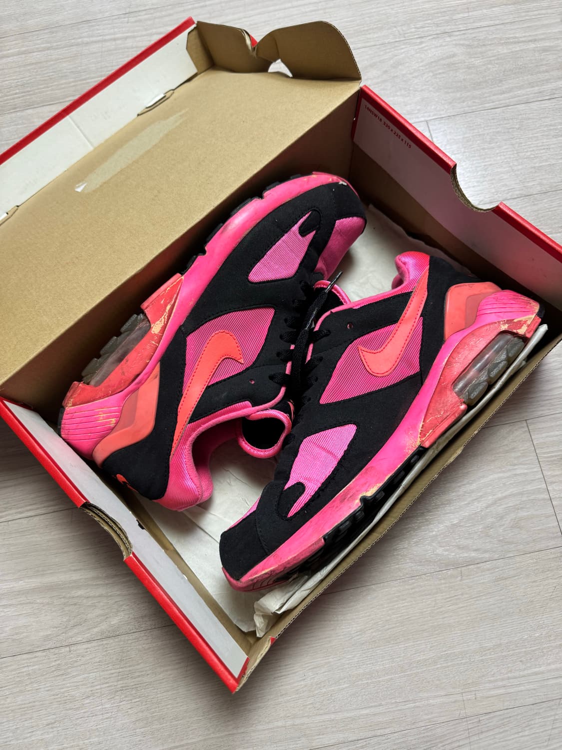 꼼데가르송 옴므플러스 X 나이키 에어맥스 180 검핑 280 상품이미지6