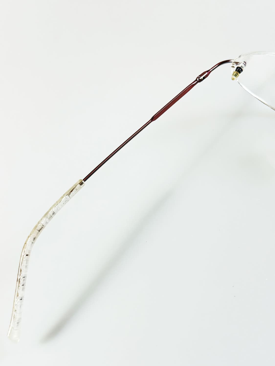 90s ALOOK 무테 오벌 프레임 빈티지 안경 상품이미지7