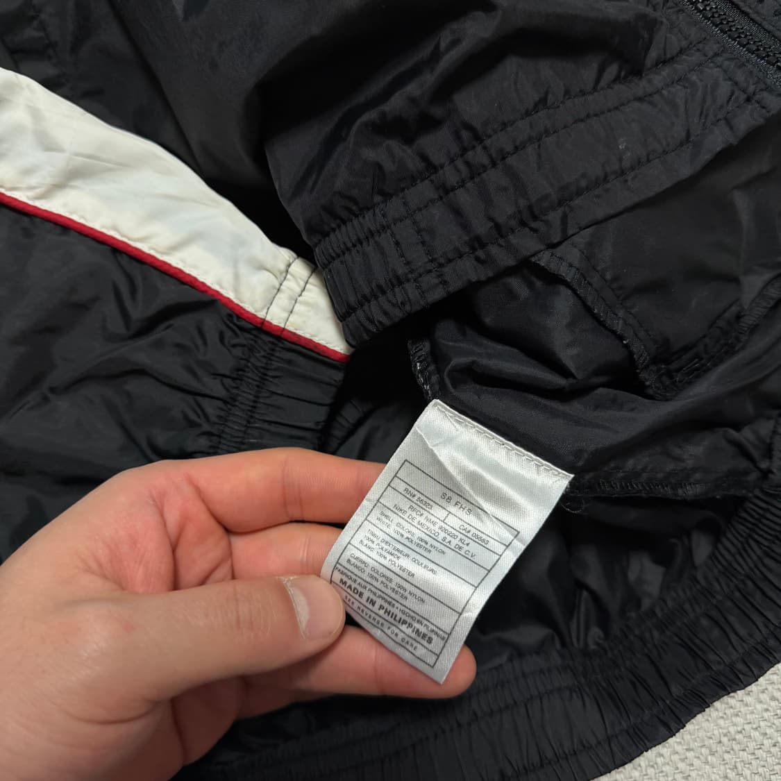 90s 나이키 올드스쿨 사이드로고 바람막이 자켓 상품이미지3