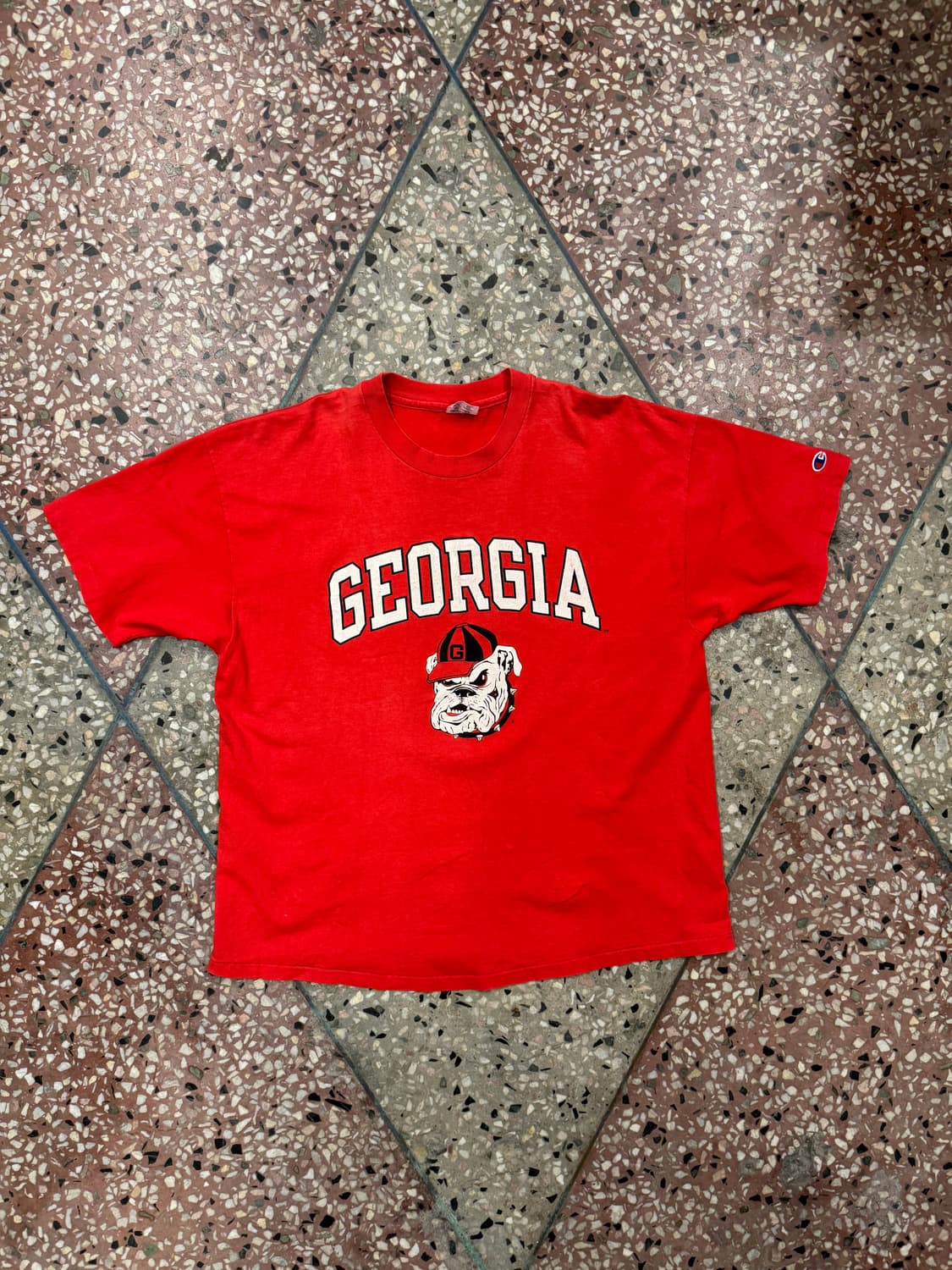 90s 챔피온 Georgia 불독 티셔츠 (2XL) 상품이미지1