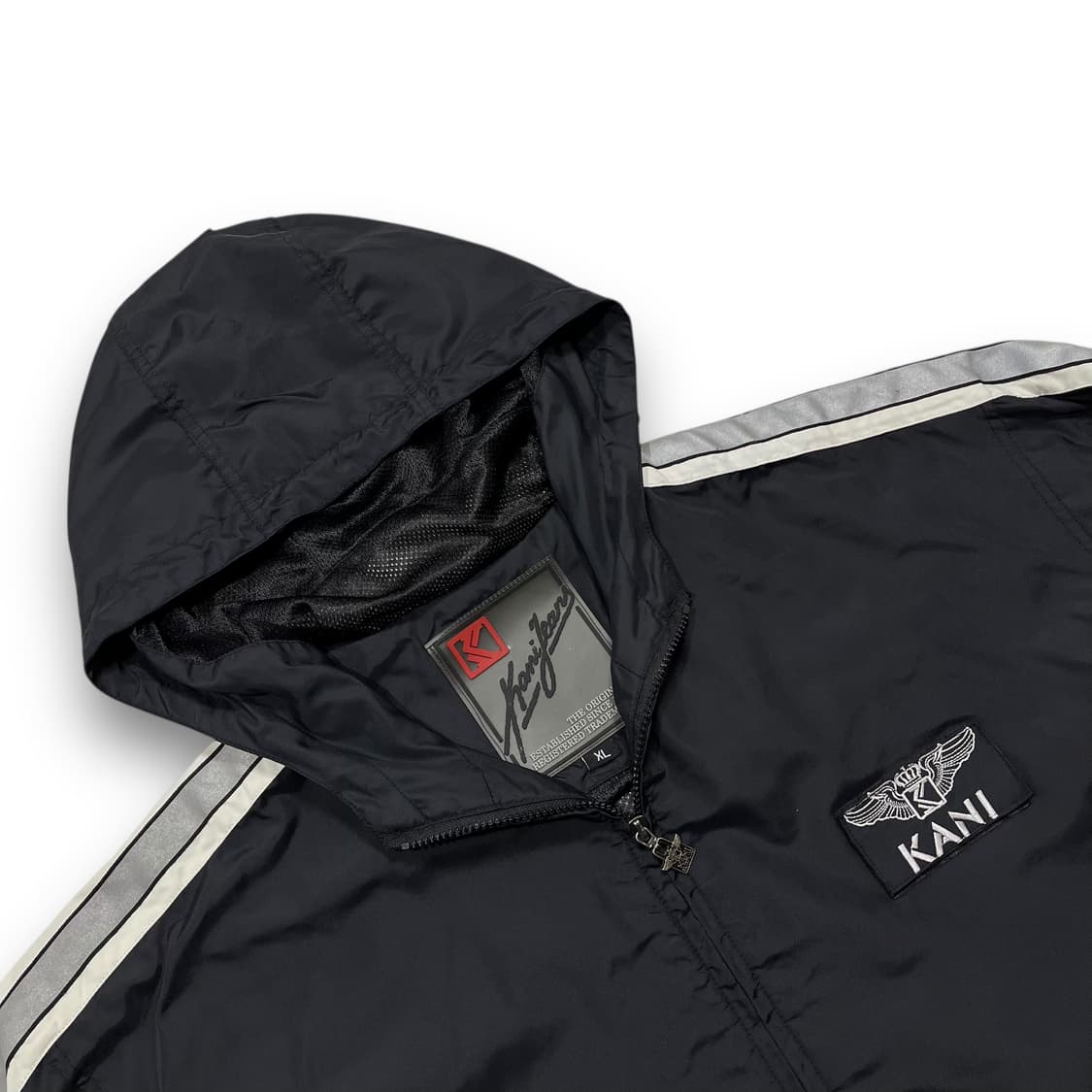 칼 카니 SURPLUS 올드스쿨 힙합 다크 후디 집업 상품이미지2