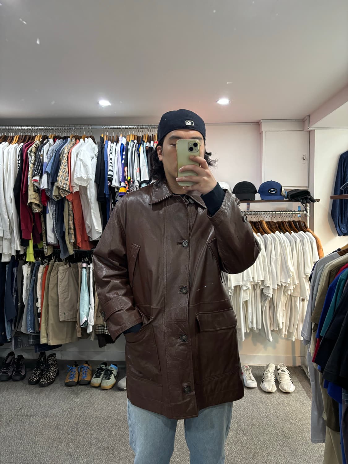 00s 폴스미스 레더 코트 상품이미지9