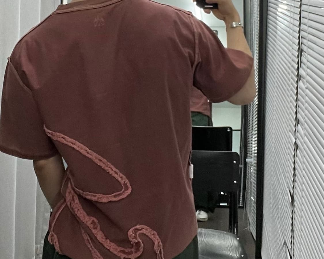 엑슬림 디아블로 반팔 다크 버건디 상품이미지4