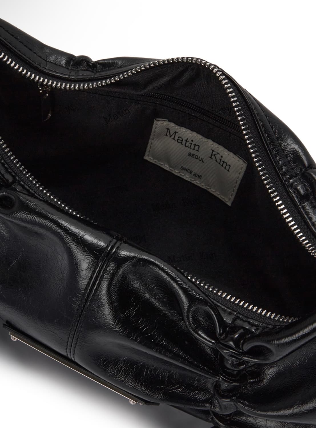 마뗑킴 하프 셔링 리본 라운드 백 가방 셔링리본백 숄더백 상품이미지4