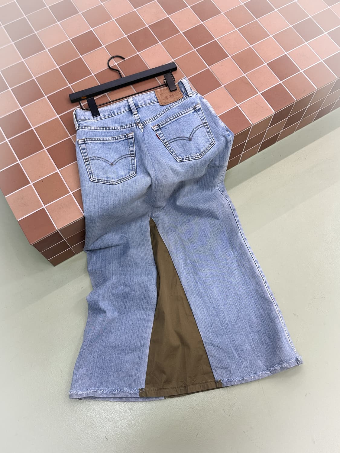 levi’s remake denim maxi skirt 상품이미지4