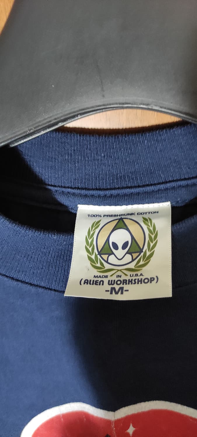 90s 에일리언 워크샵 티셔츠 M 상품이미지5