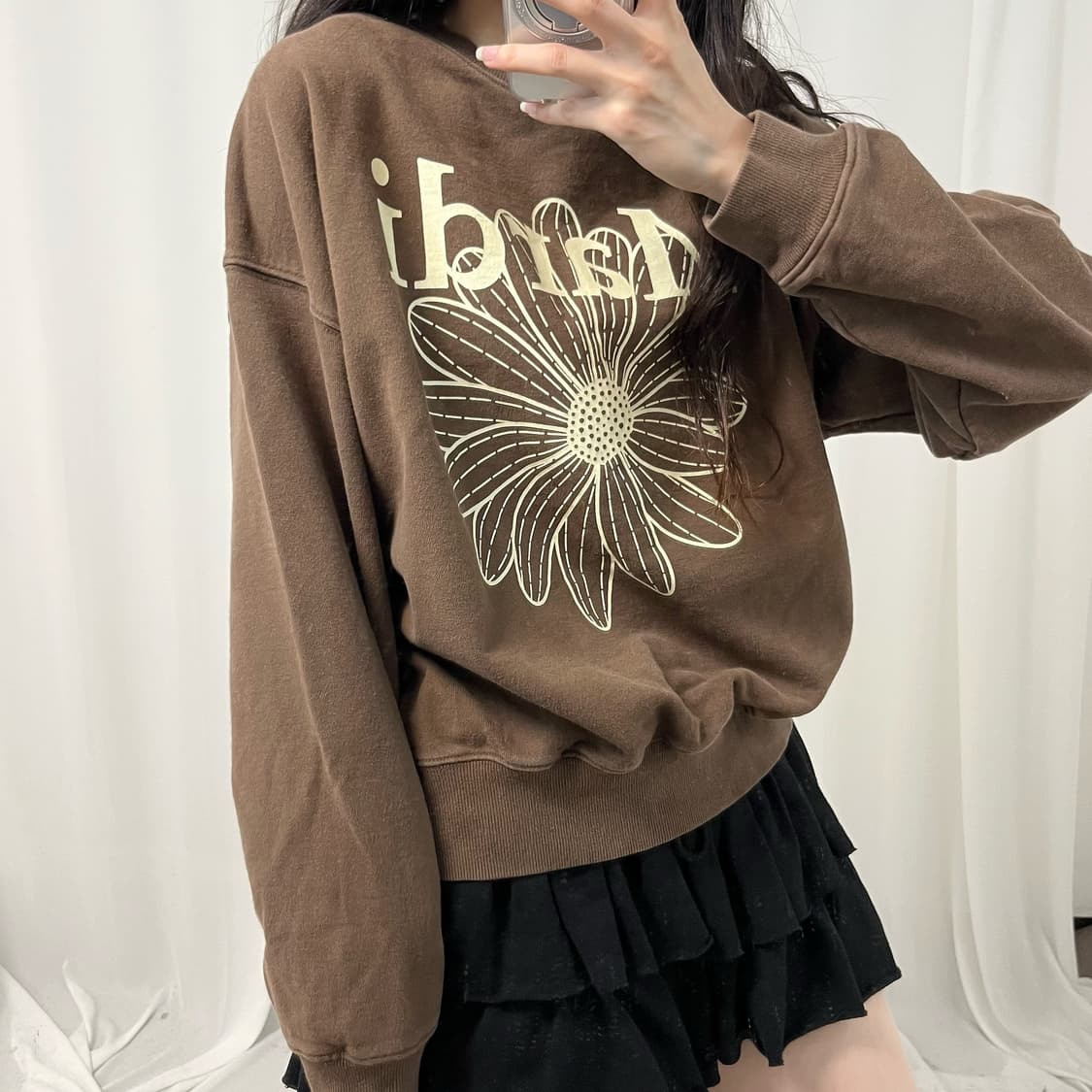 Mardimercredi brown sweatshirt 상품이미지3