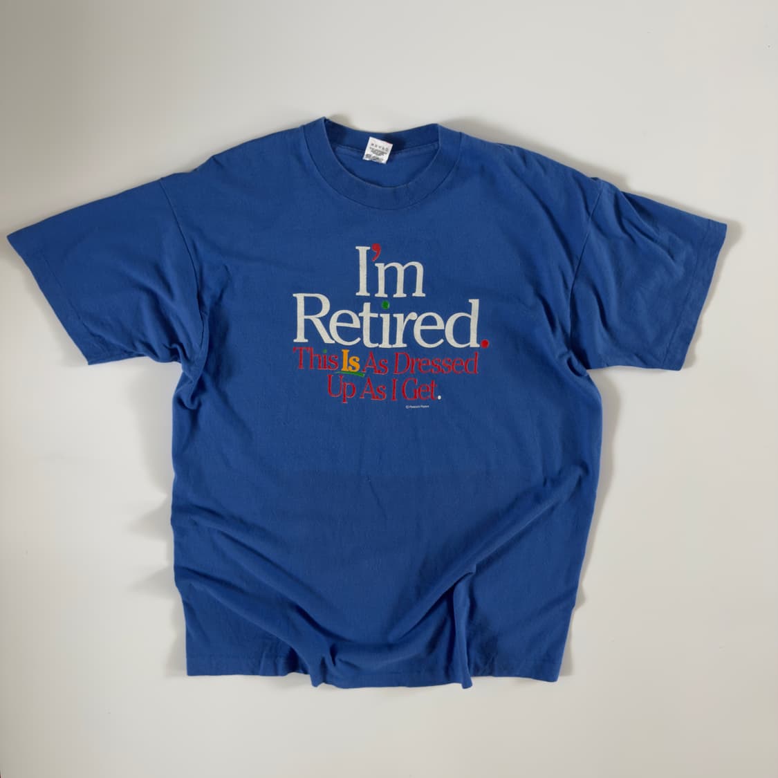 90s i’m retired 빈티지 티셔츠 싱글스티치 상품이미지1